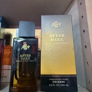 New Bath & Body Works After Dark Cologne - Black & Gold Bottle and Box